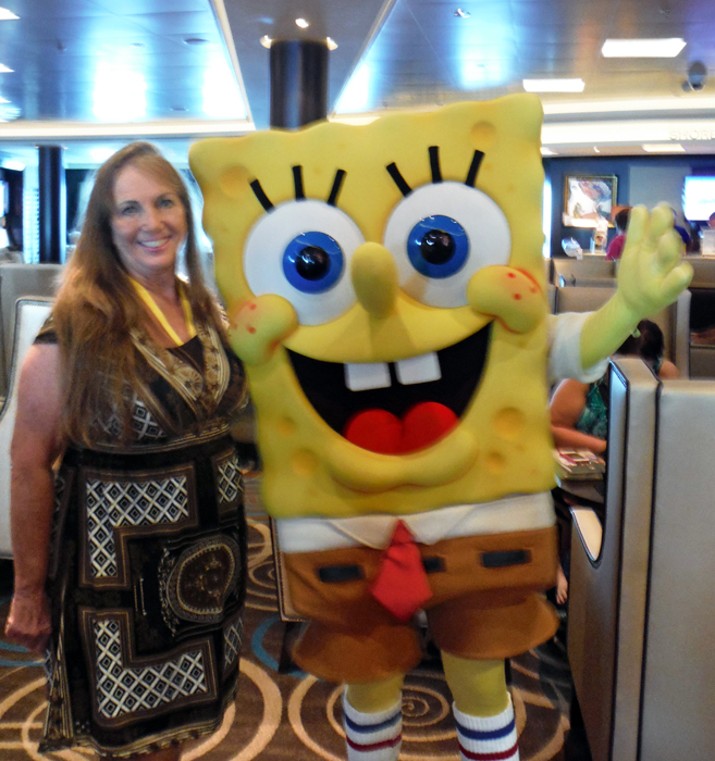 Karen Duquette and spongebob