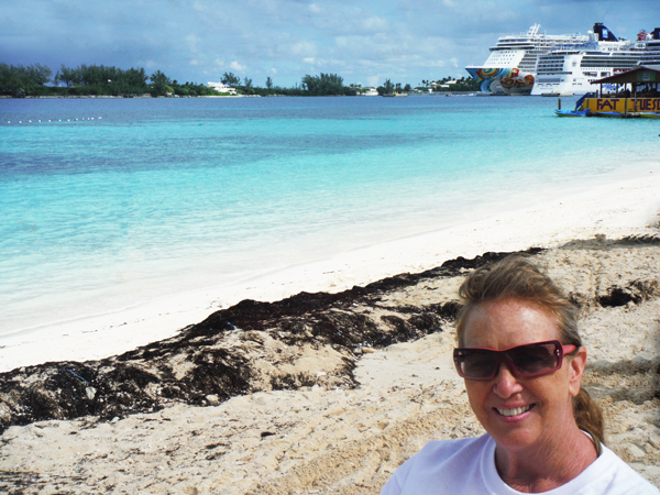 Karen at Junkanoo Beach 