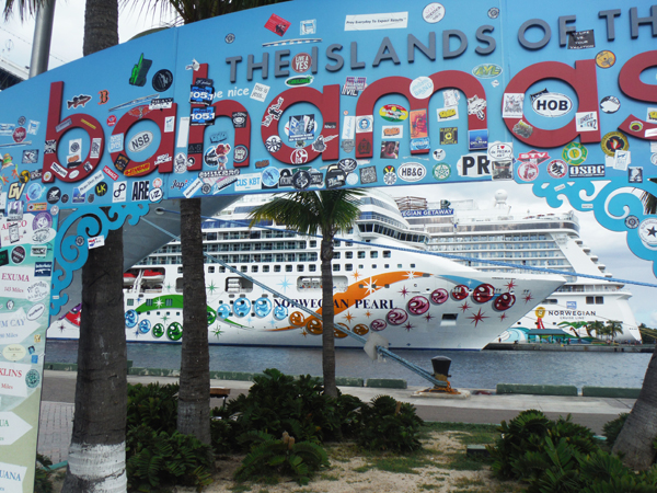 The islands of the Bahamas sign