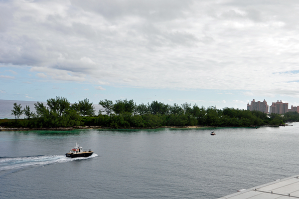 View of Nassau as seen from the Norwegian Getaway ship