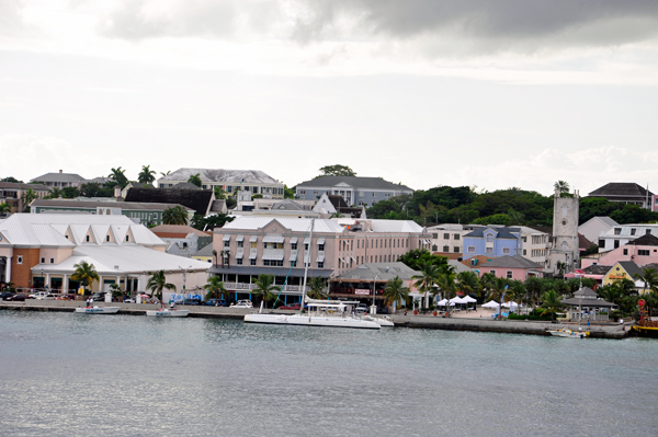 View of Nassau as seen from the Norwegian Getaway ship
