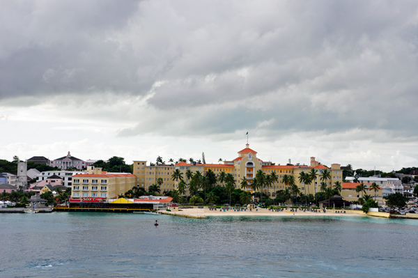 View of Nassau as seen from the Norwegian Getaway ship