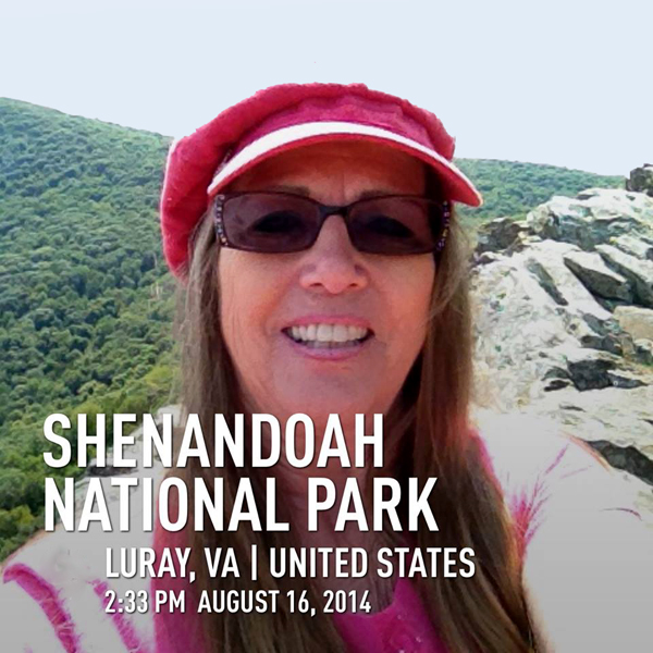 Karen Duquette in Shenandoah National Park