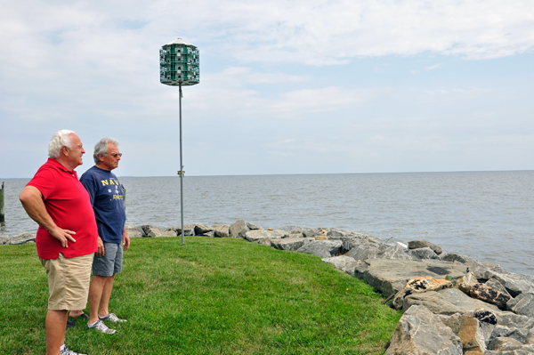 Lee Duquette and Bob watching the birds