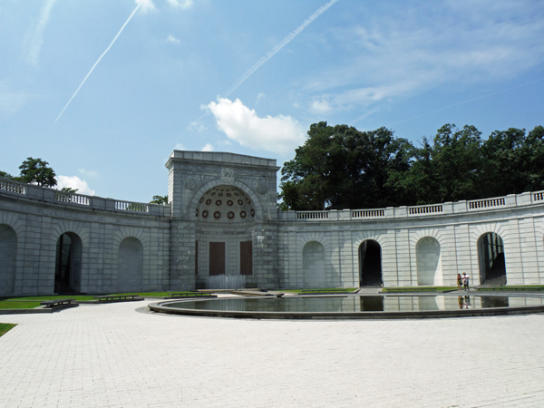 part of the memorial's entrance