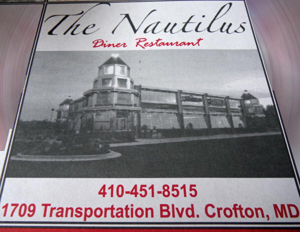 The Nautilus diner napkin