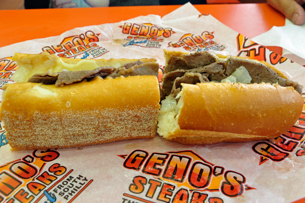 Geno's cheesesteak