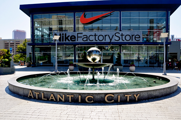 Atlantic City fountain