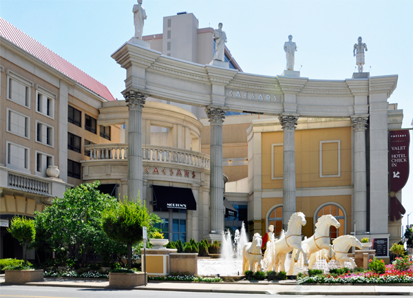 Horse sculptures at Caesars Palace