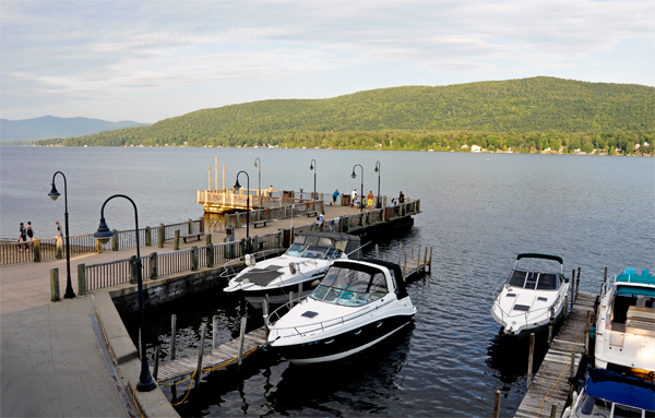 View of Lake George from Shepard's Cove Restaurant