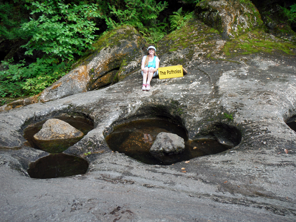 Karen Duquette and pot holes