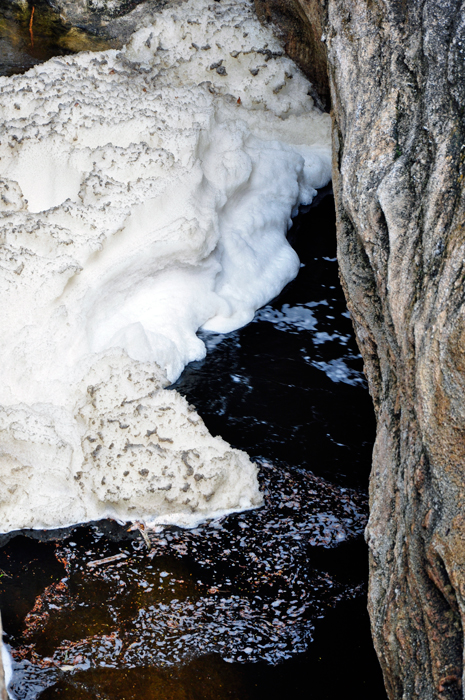 big mass of foam