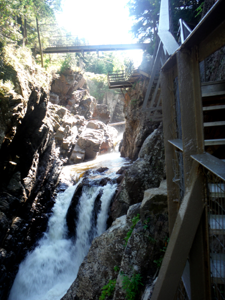 view from the second bridge