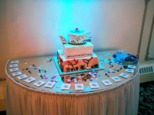 The wedding cake