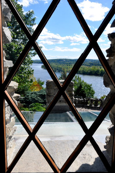 view from windo at Gillette's Castle