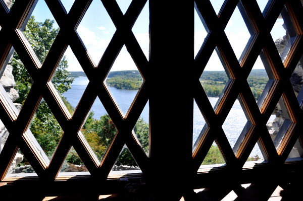 view from windo at Gillette's Castle