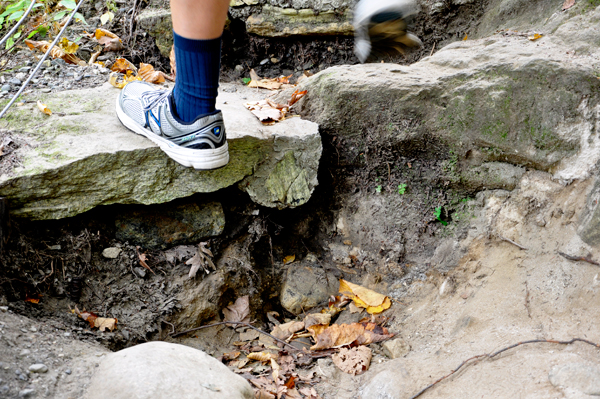 steep steps