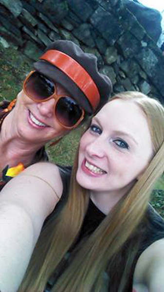 Karen Duquette and her cousin Tiffany Torok