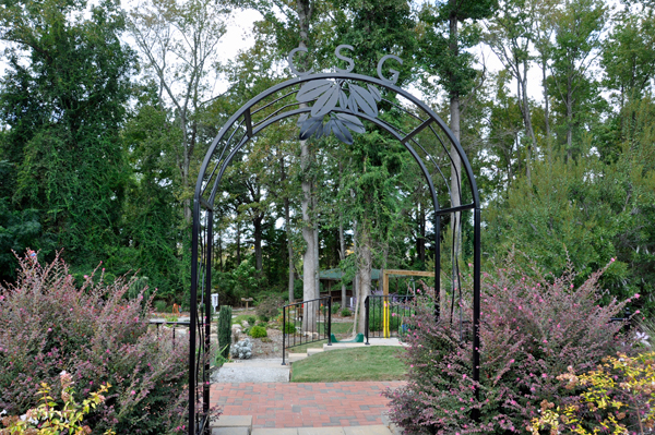 entrance to CSG - children's garden