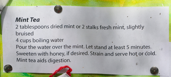 mint tea recipe