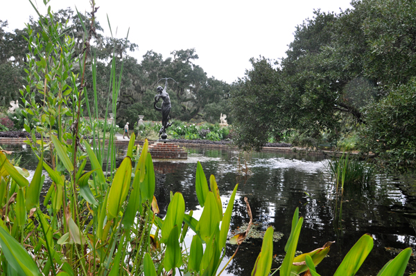 Diana of the Chase pond and statue