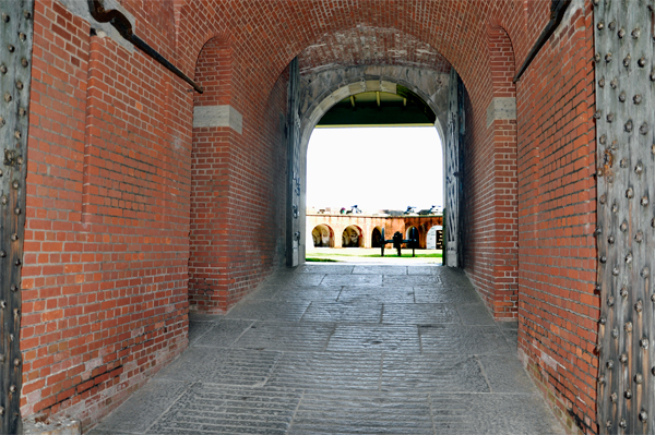 entering Fort Pulaski