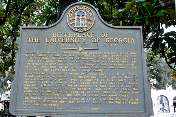 University of Georgia sign