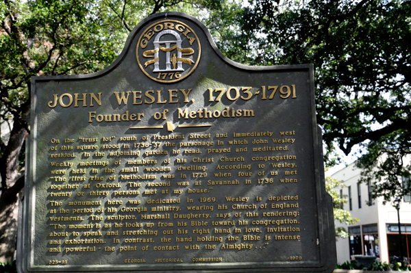 John Wesley sign