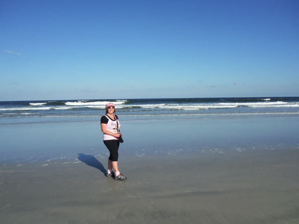 Karen Duquette on Jacksonville Beach