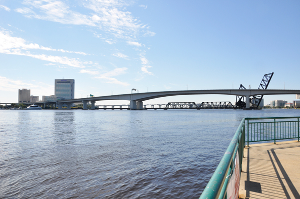 view from The Jacksonville Landing