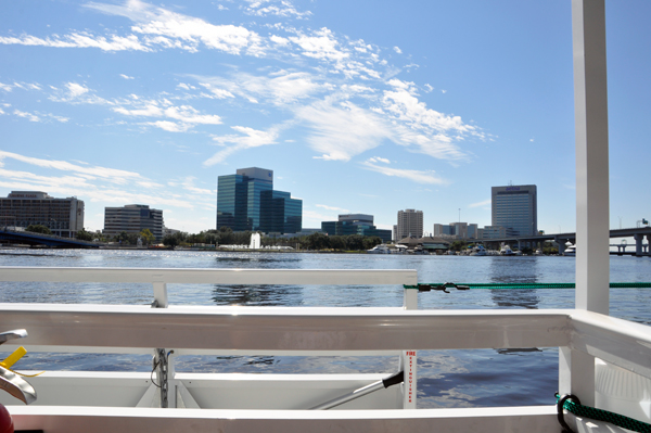 view from the water taxi 