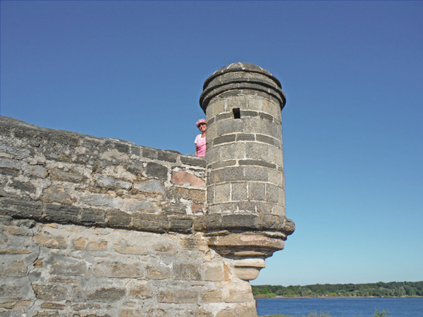 Karen Duquette and the tower