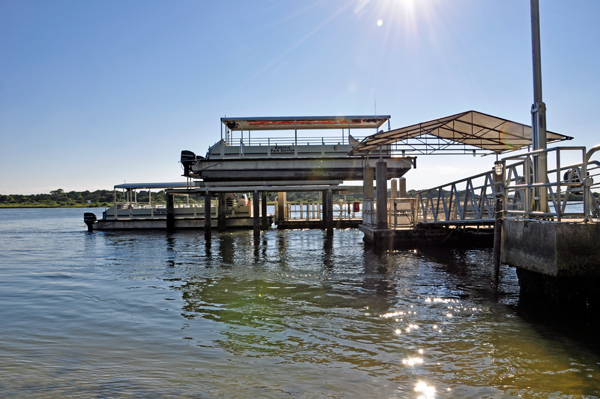 The pier and boats