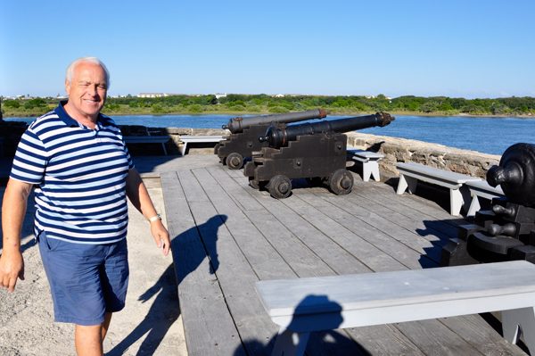 Lee Duquette at Fort Matanzas 