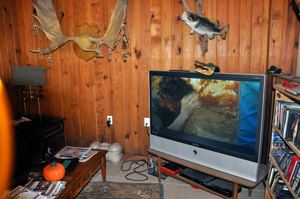 Inside the campground office 