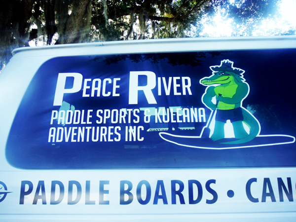 sign: Peace River Adventures