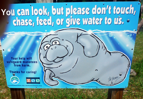manatee sign