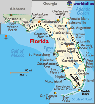 map of Florida