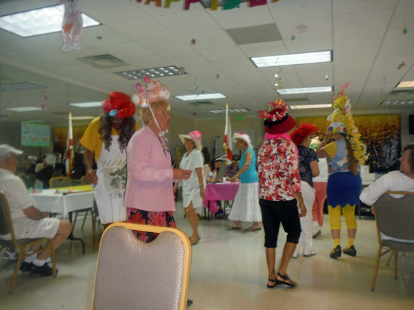 The Easter Bonnet parade