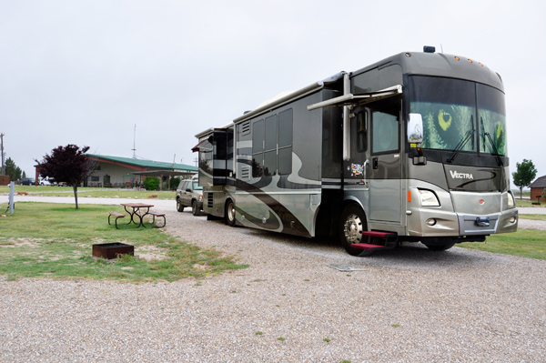 the new yard of the two RV Gypsies