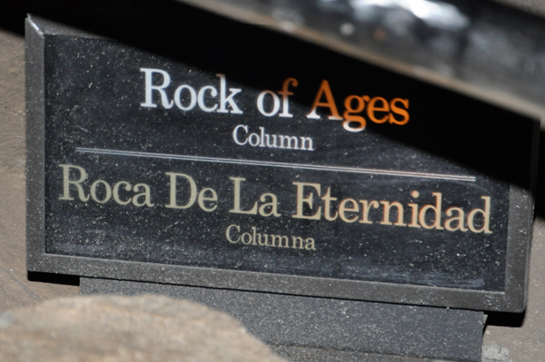 Rock of Ages sign