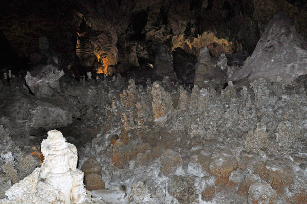 stalagmites