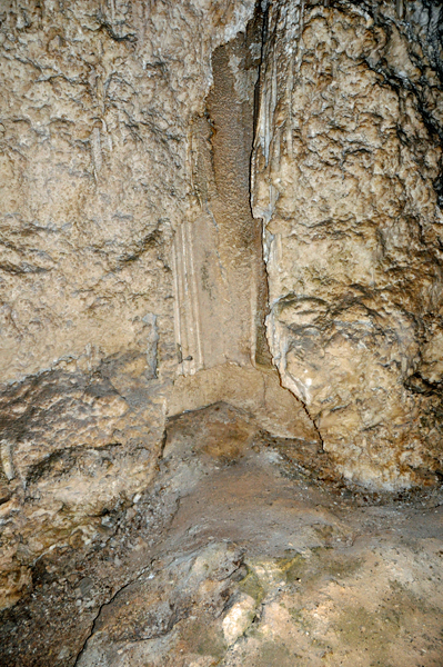 Fallen rock area.