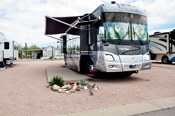 the RV of the two RV Gypsies