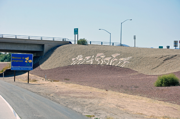 Welcome to California sign