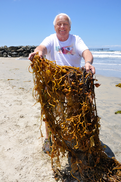 Lee Duquette and seaweed