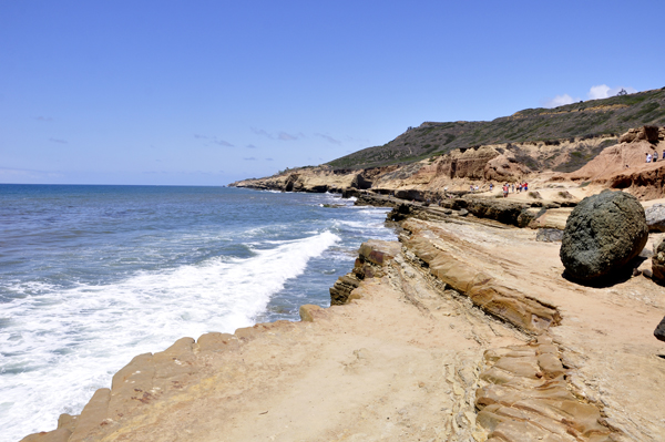 rock, cliffs, ocean