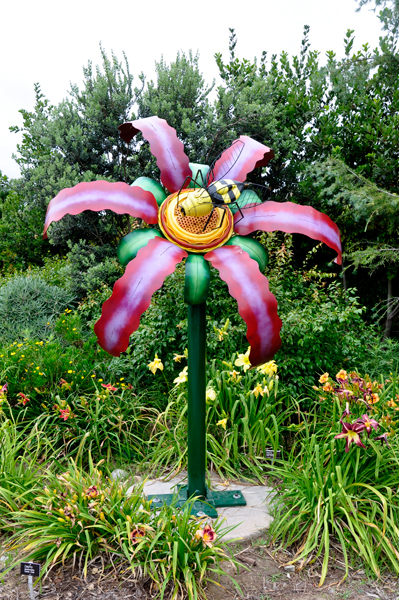 giant metal flower