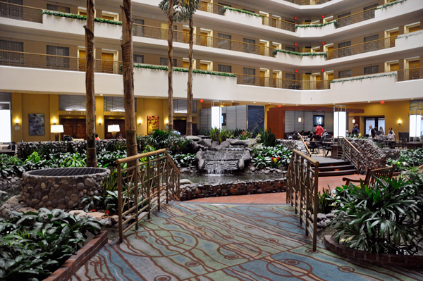 lobby in Embassy Suites