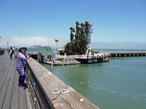 Forbes Island Restaurant and Karen